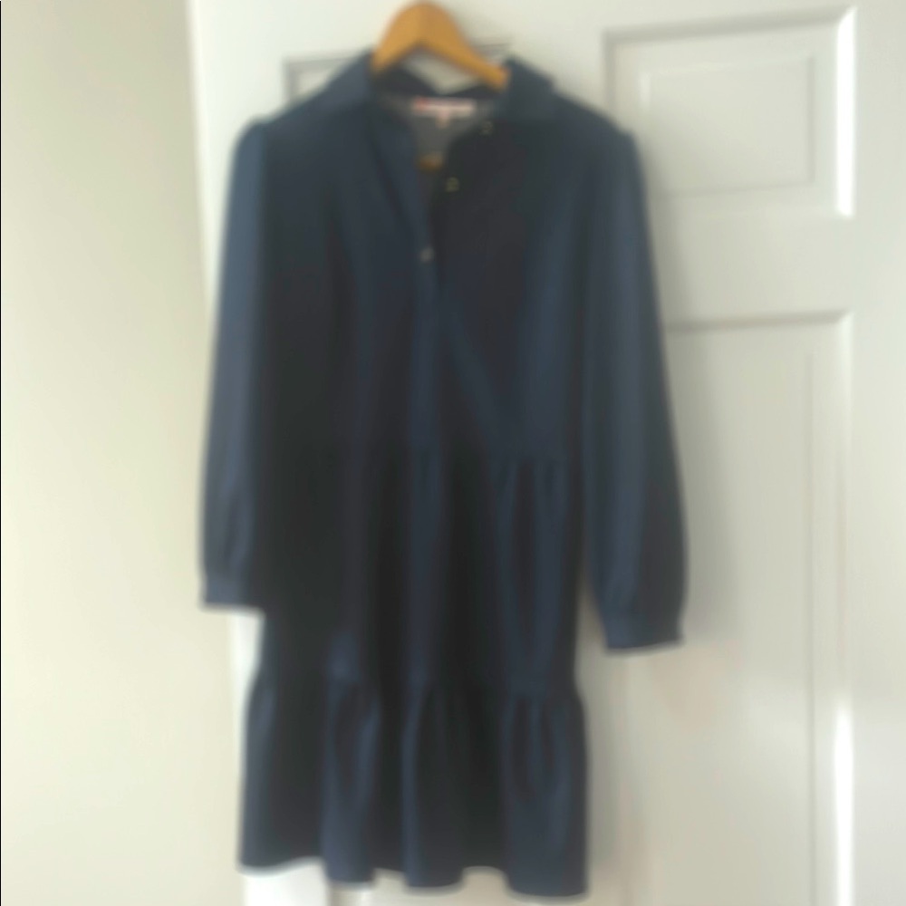 Jude Connally Navy Blue Dress